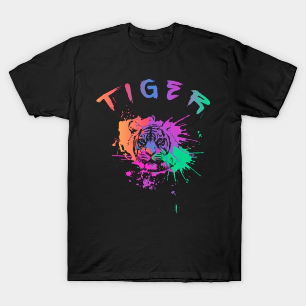 Tiger T-Shirt by Florin Tenica